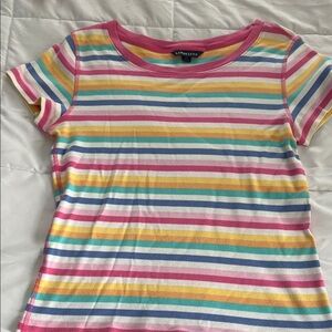Lands' End Colorful Striped Tee